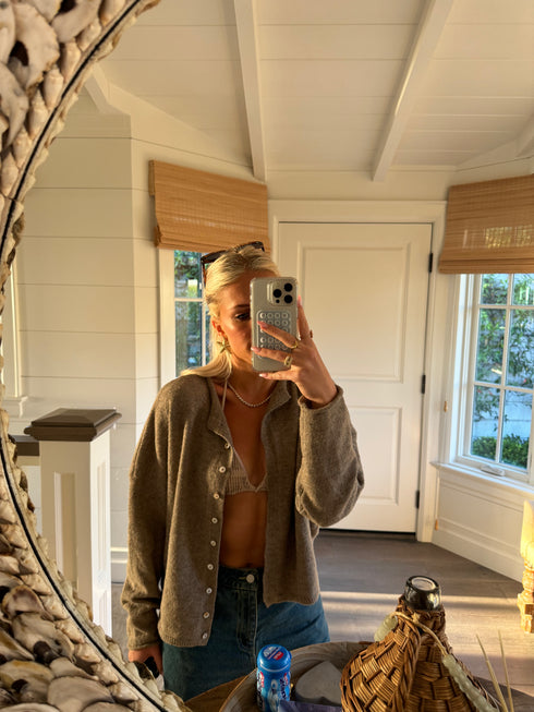 Coco Cutie Cardigan // Mocha *PREORDER*